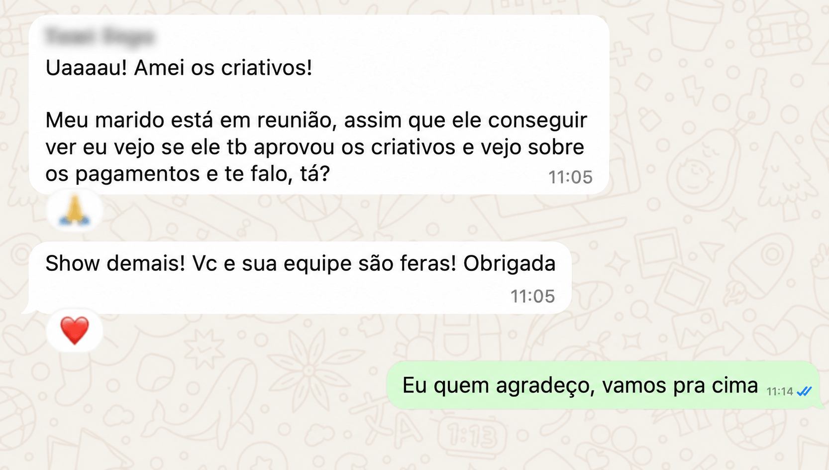 Depoimento real de cliente da Agência Rise — 7